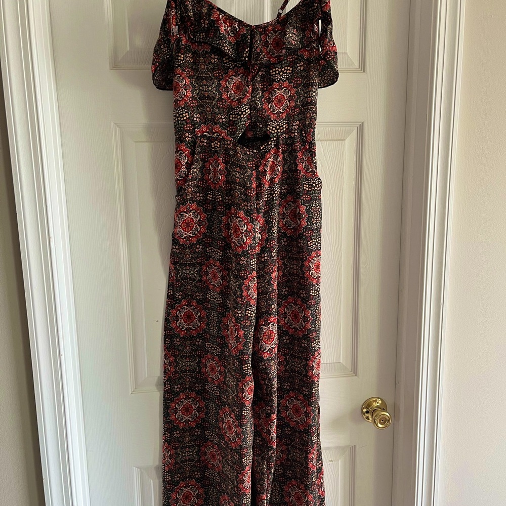 Boho romper with pockets!